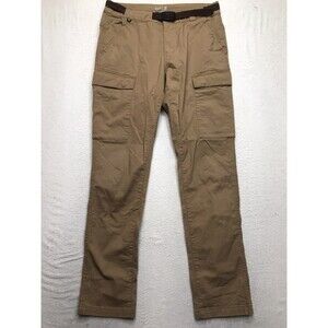 ROARK Campover Cargo Pants Men 30x30 Camel Tan Rip Stop Stretch Hiking Chino